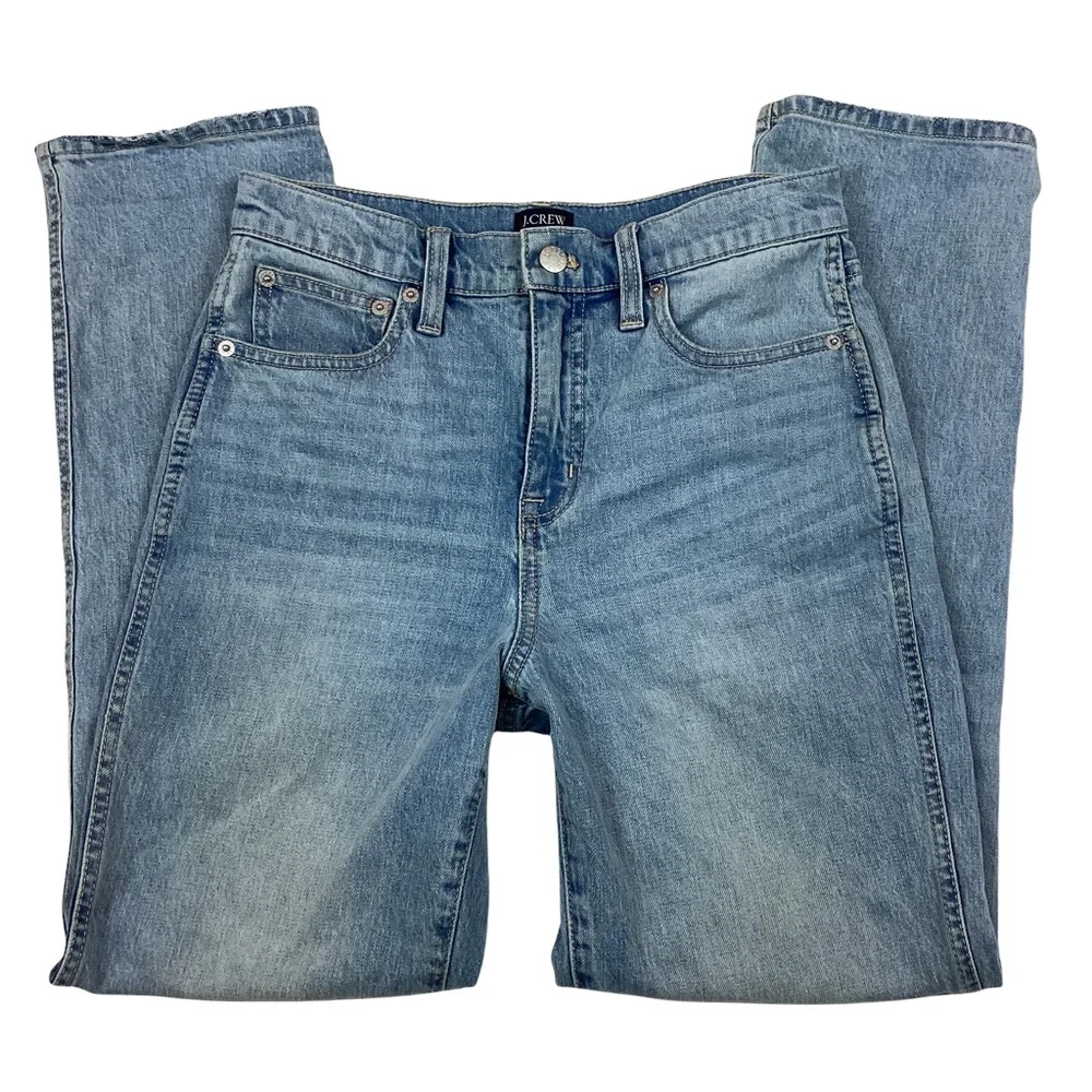 J. Crew High Rise Straight Crop Jeans Vintage Classic - Picture 8 of 14